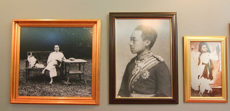 愛與希望之宮博物館展示的泰國拉瑪六世王照片。