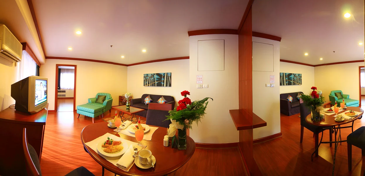 房間的空間充足。