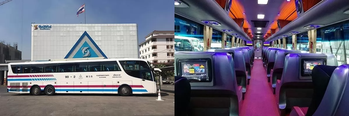 曼谷到清萊即將推出的豪華巴士。(摘自泰國網站)