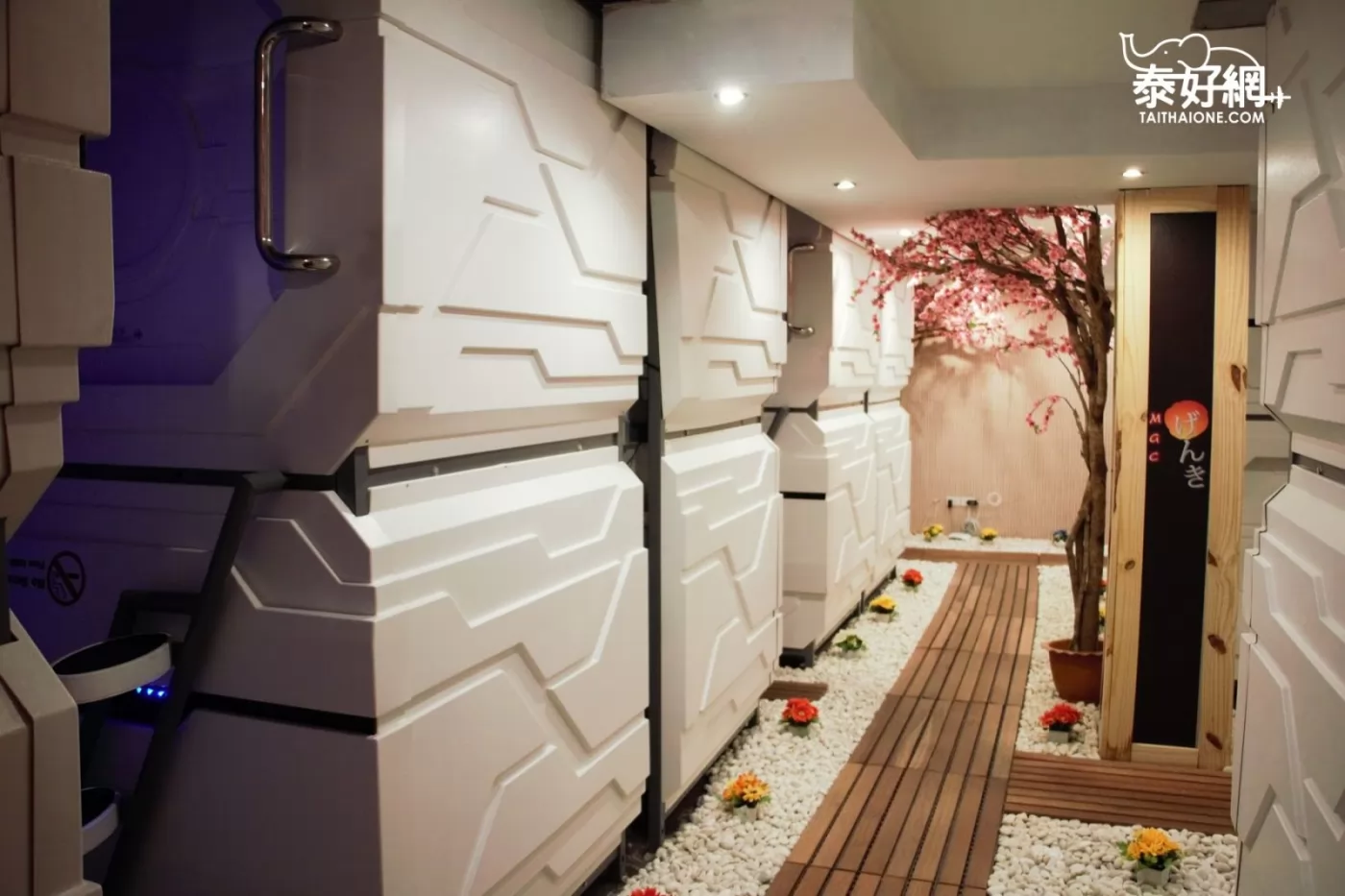 Sakura的太空臥艙。