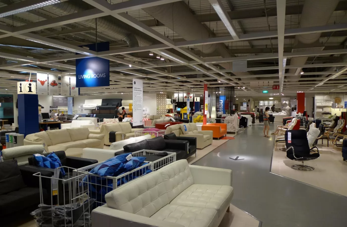 號稱東南亞最大的IKEA旗艦店。