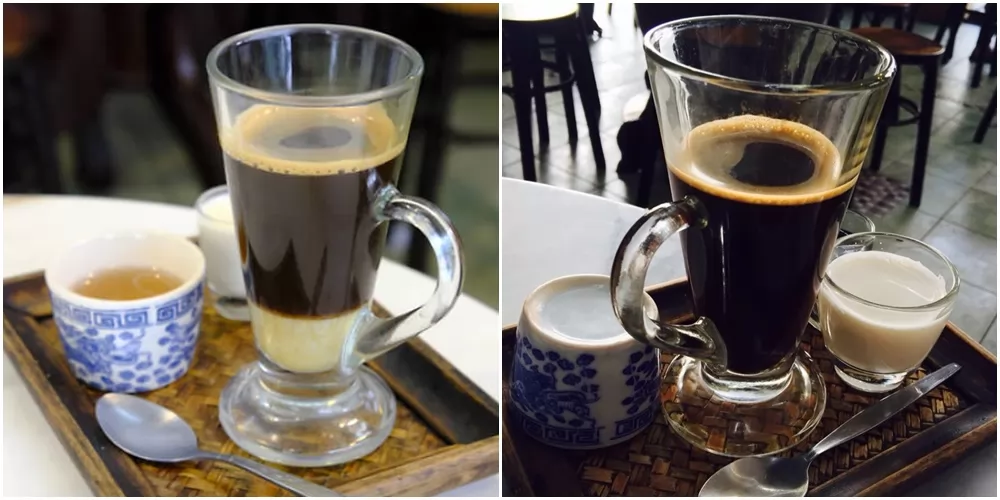 古咖啡要不要放煉乳,看個人喜好。