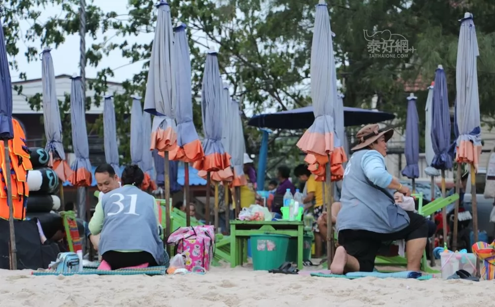 這裡也可以享受泰式按摩的服務。