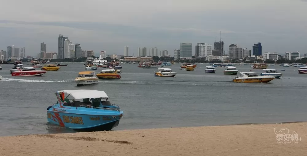 芭達雅海灘南段。