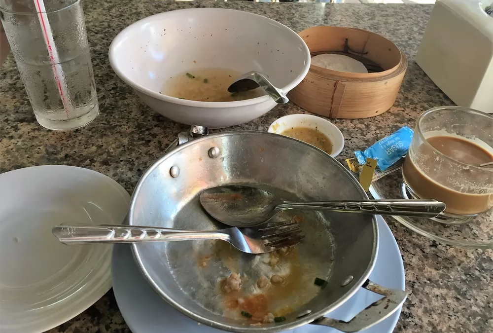 點的早餐被泰客掃光光!