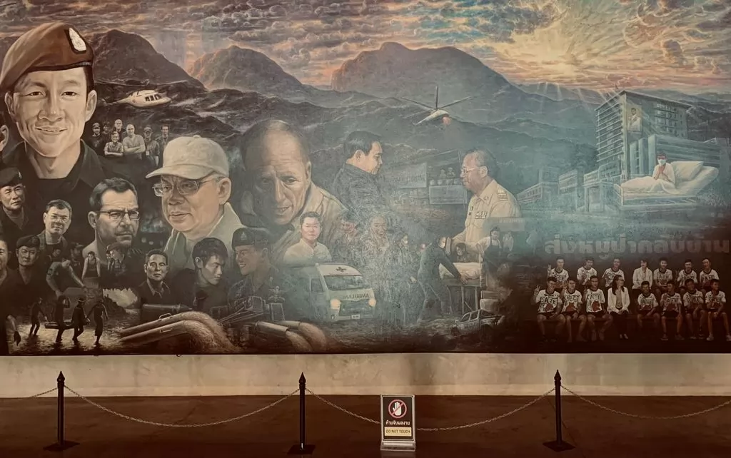 紀念館裡的圖像。