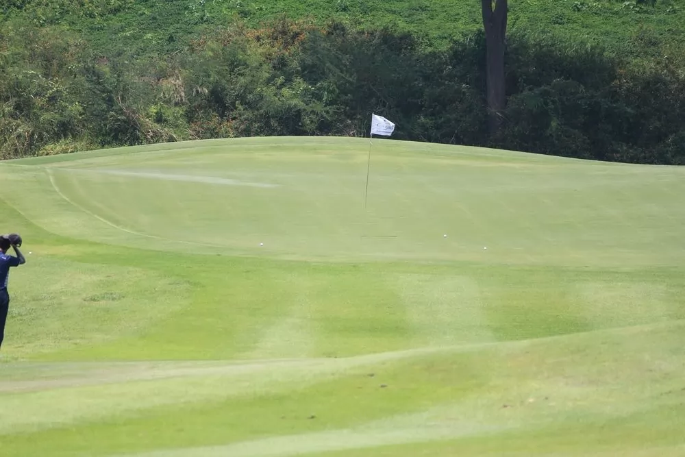 多層次的果嶺。