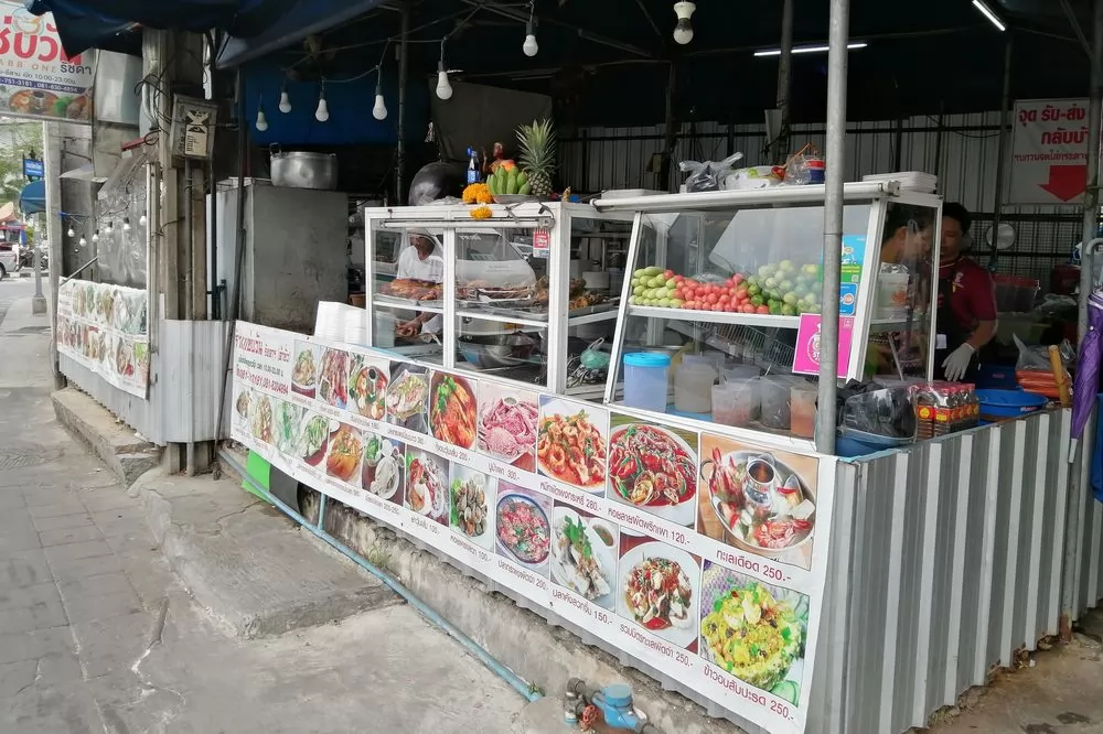 開放式的廚房。