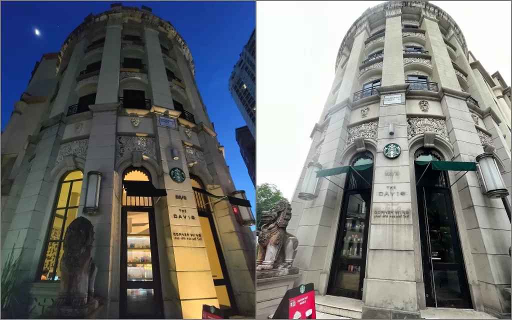 不論是白天還是晚上，依然散發歐洲風。