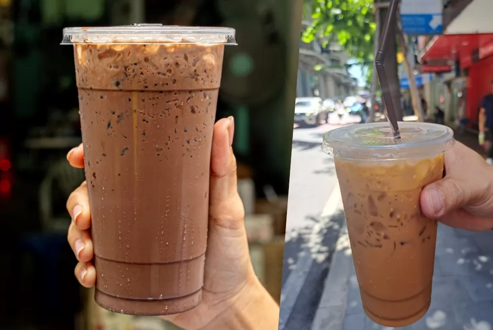 可可(左)、泰奶(右)